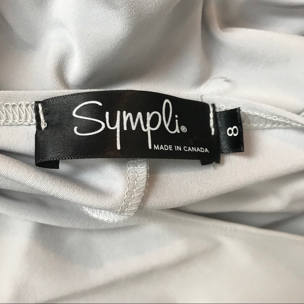 SYMPLI Dress {8} Light Gray Neutral Sleeveless Minimalist Travel - Picture 7 of 8